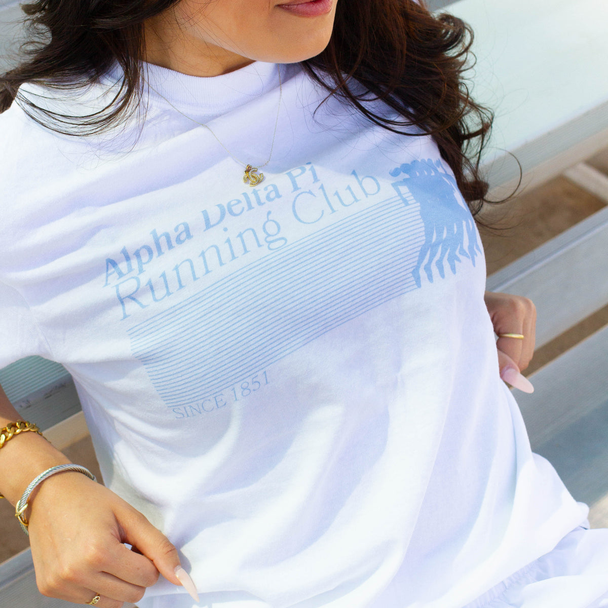 B-Greek - Running Club Short Sleeve - Alpha Delta Pi