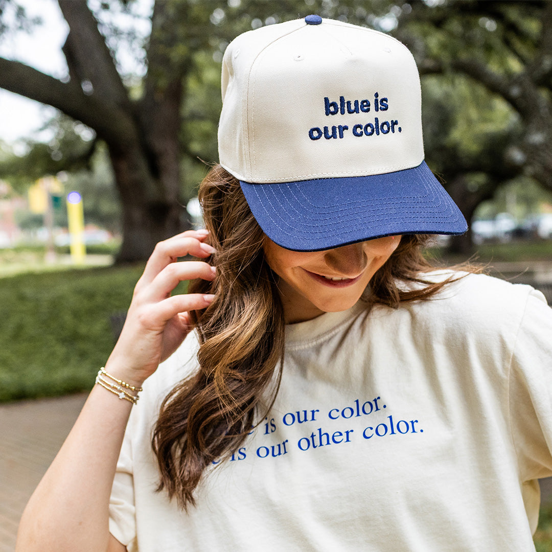 Kollege - Blue is our Color - Navy & Natural Two-Tone Baseball Cap