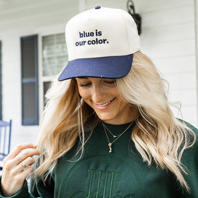 Kollege - Blue is our Color - Navy & Natural Two-Tone Baseball Cap