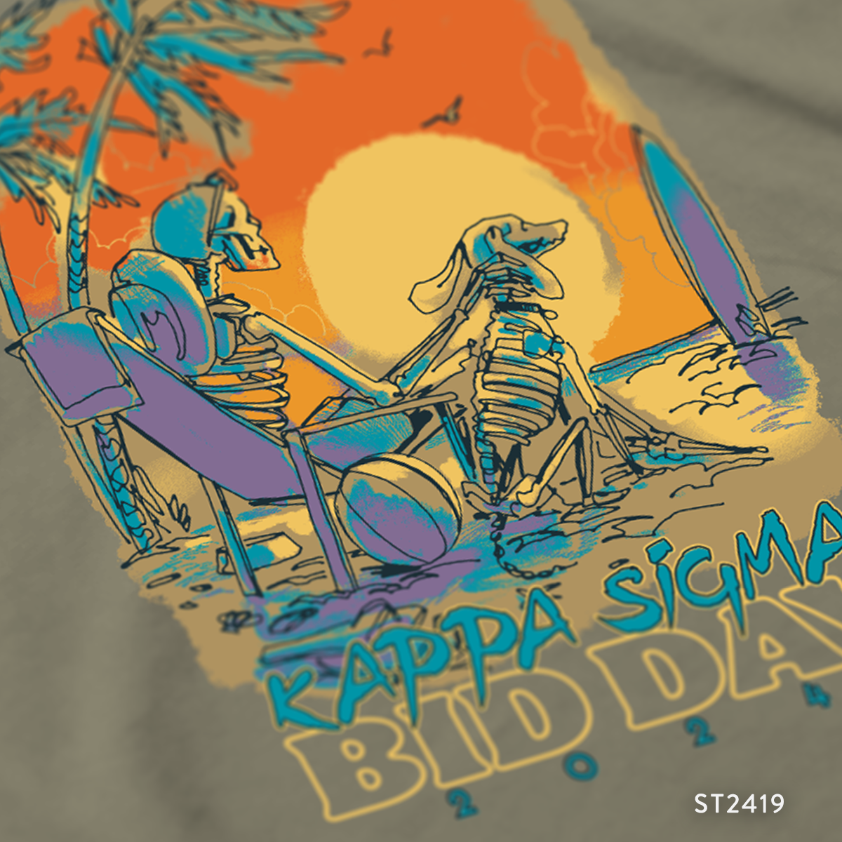 Kappa Sigma Bid Day T-Shirt Design