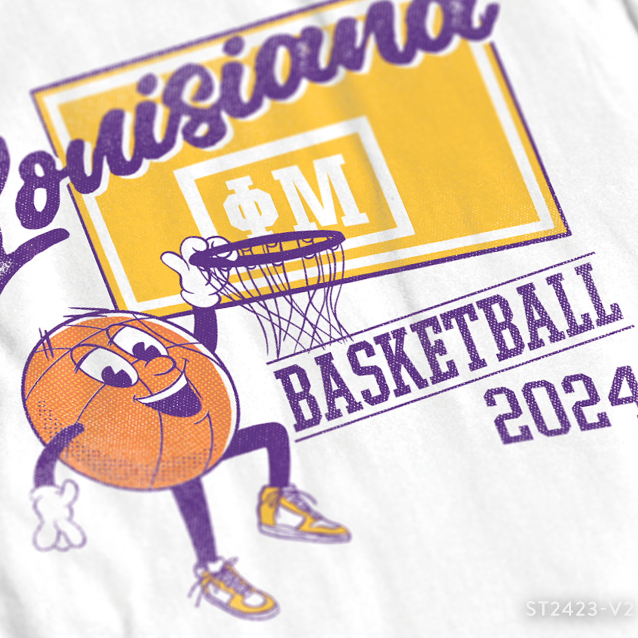 Phi Mu Basketbal PR T-Shirt Design