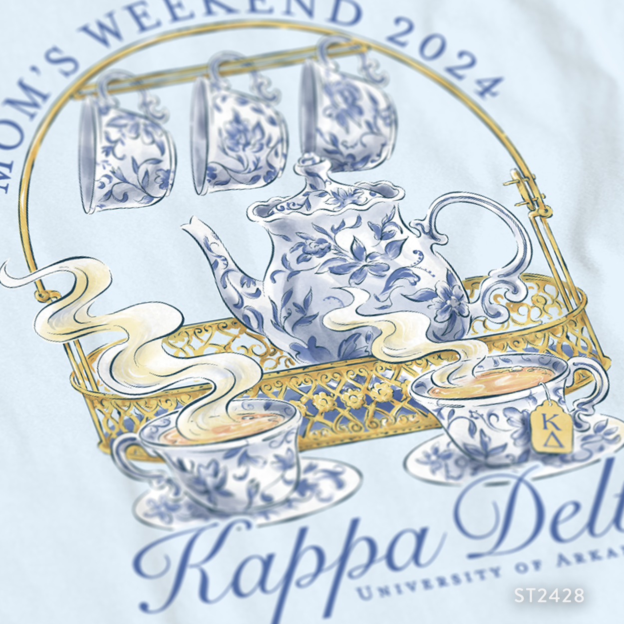 Kappa Delta Mom's Weekend Tea T-Shirt Design