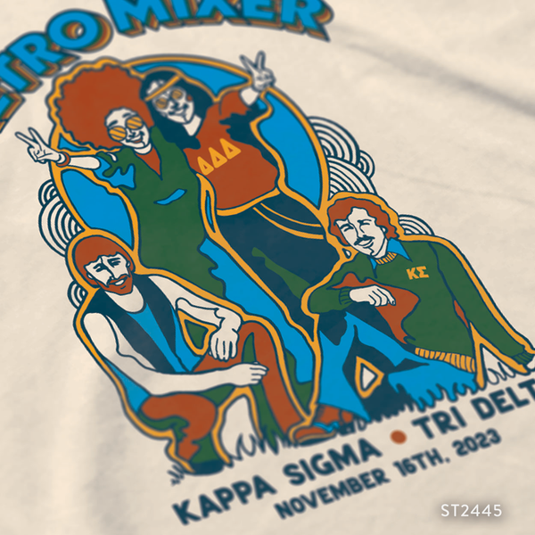 Kappa Sigma Retro Decades Mixer T-Shirt Design – B-Unlimited