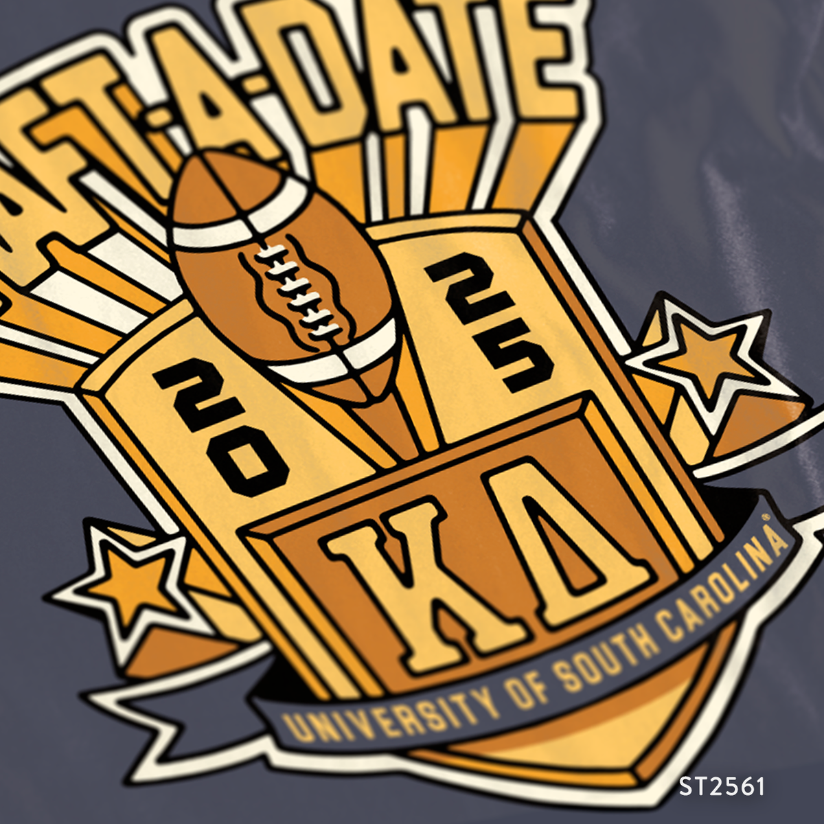 Kappa Delta Draft a Date T-Shirt Design