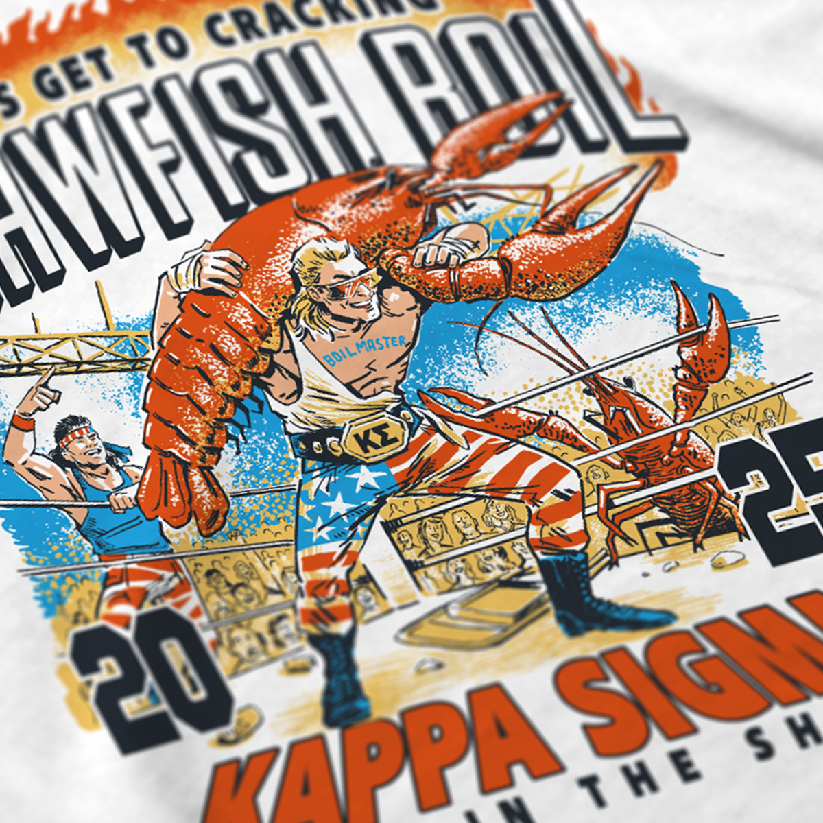 Kappa Sigma Crawfish Boil T-Shirt Design