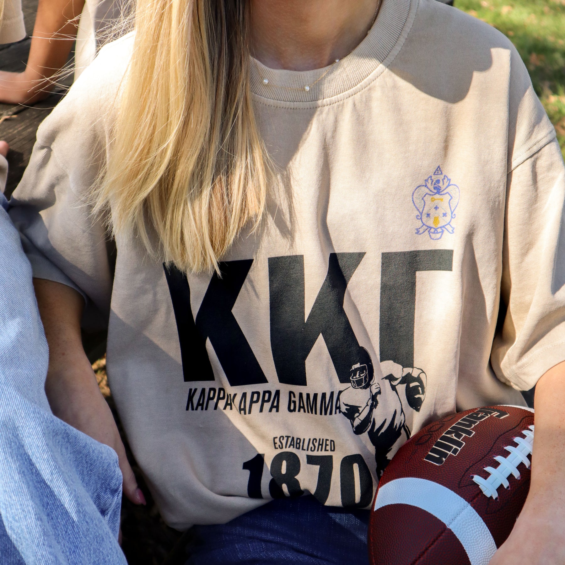 B-Unlimited Greek - Football Champs Tee - Kappa Kappa Gamma