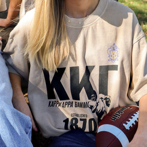 B-Unlimited Greek - Football Champs Tee - Kappa Kappa Gamma