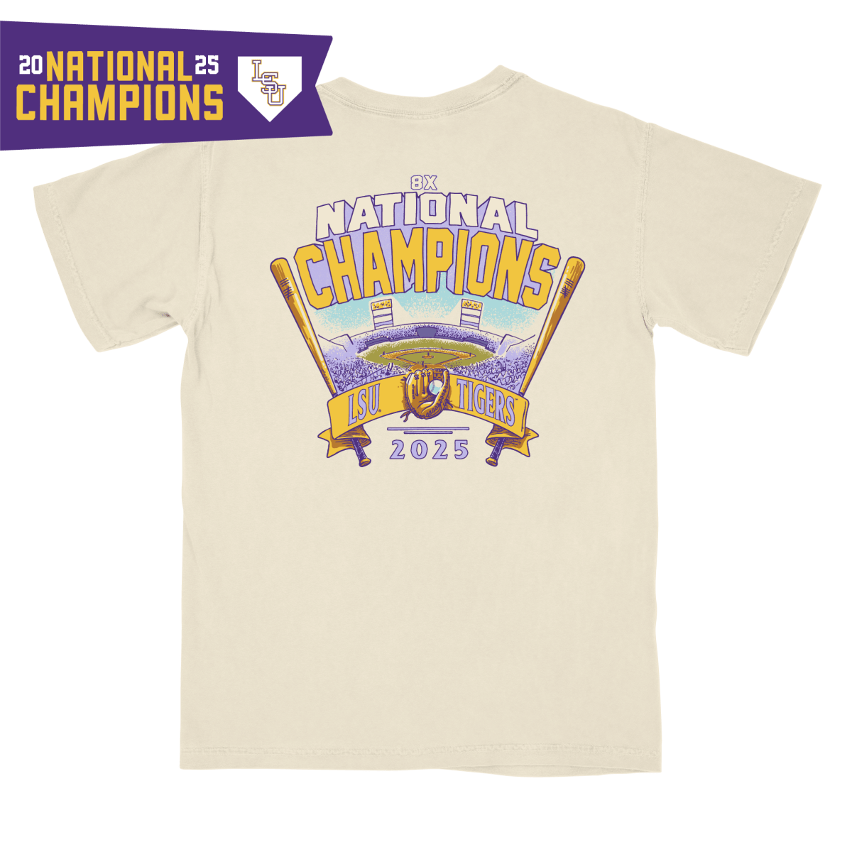 LSU Tシャツとショーツセット Louisiana State University Zeta Tau Alpha – B-Unlimited