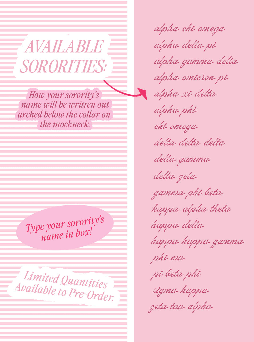 B-Unlimited Greek - Blushing Stripe Mockneck Set