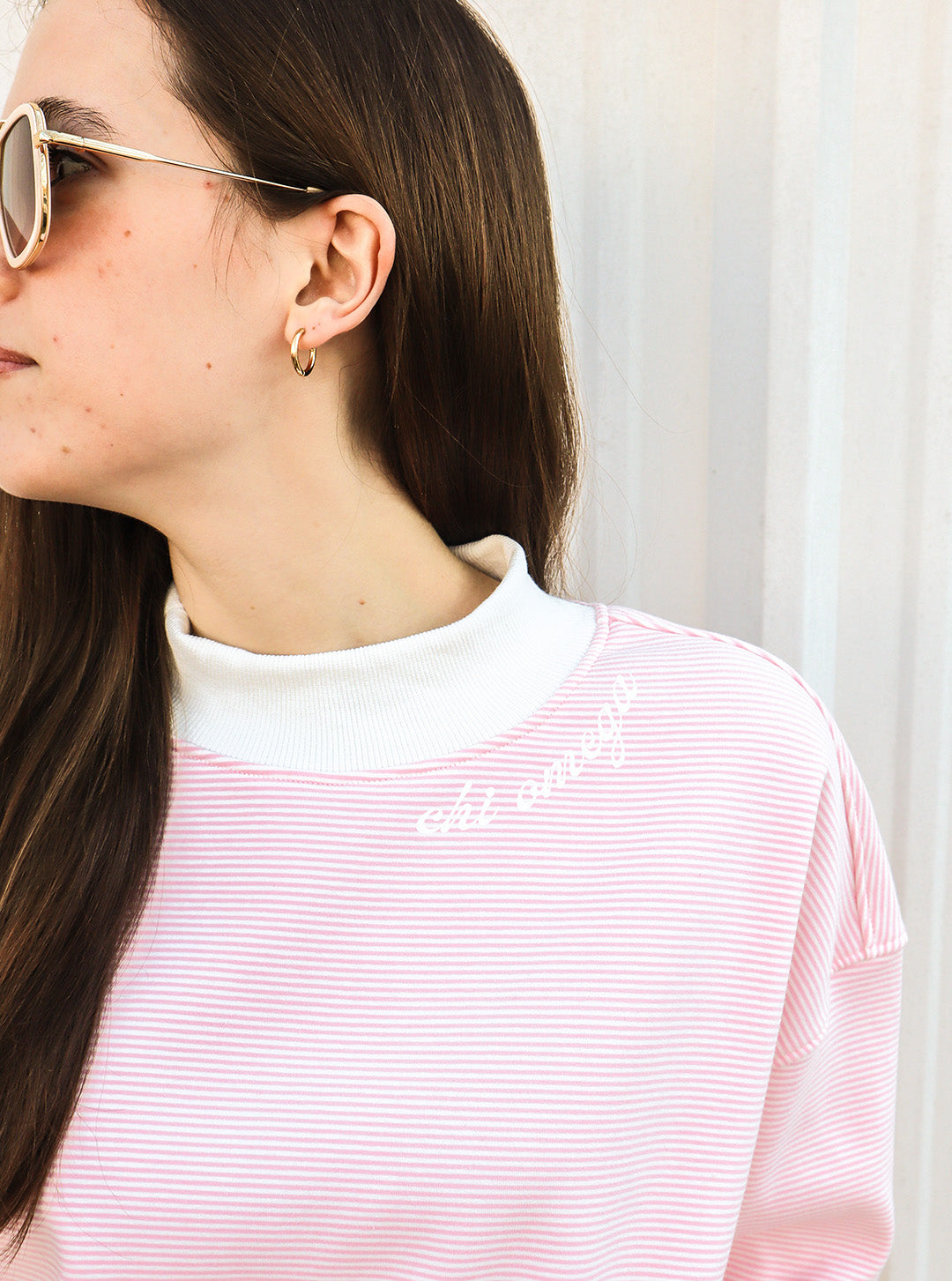 B-Unlimited Greek - Blushing Stripe Mockneck Set