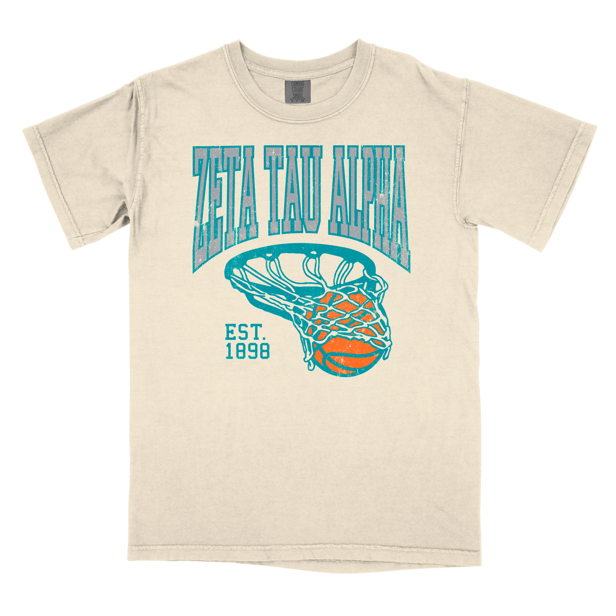 B-Unlimited Sales - Swish Tee (ZTA) - CC - 1717 - SS Crew - Ivory