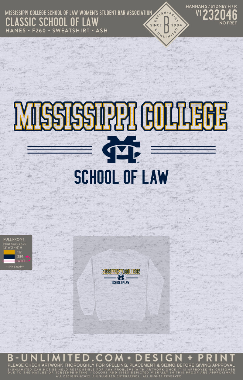 Mississippi college school of law women s student bar association b