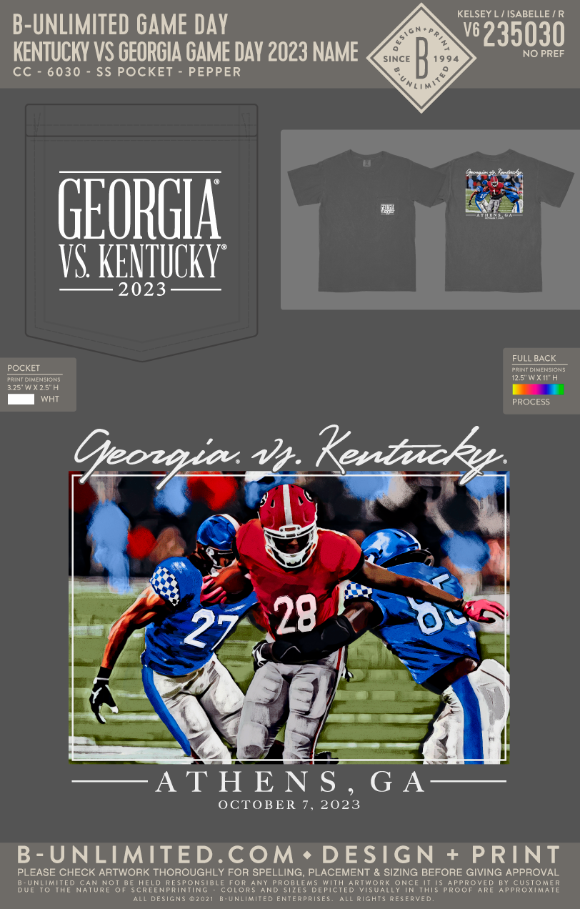 B-Unlimited Game Day - Kentucky vs Georgia Game Day 2023 