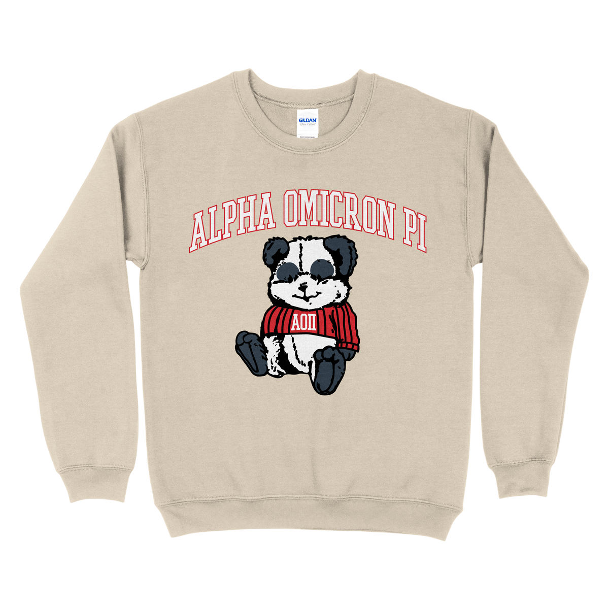 B-Unlimited Greek - Mascot PR (AOII) (EOYFALL23) - Gildan - 18000 - Sweatshirt - Sand