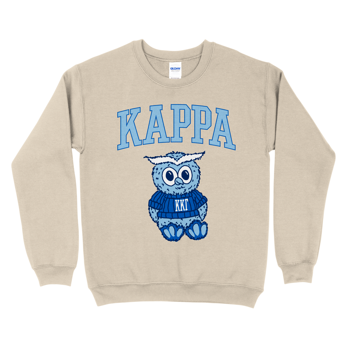 B-Unlimited Greek - Mascot PR (Kappa) (EOYFALL23) - Gildan - 18000 - Sweatshirt - Sand