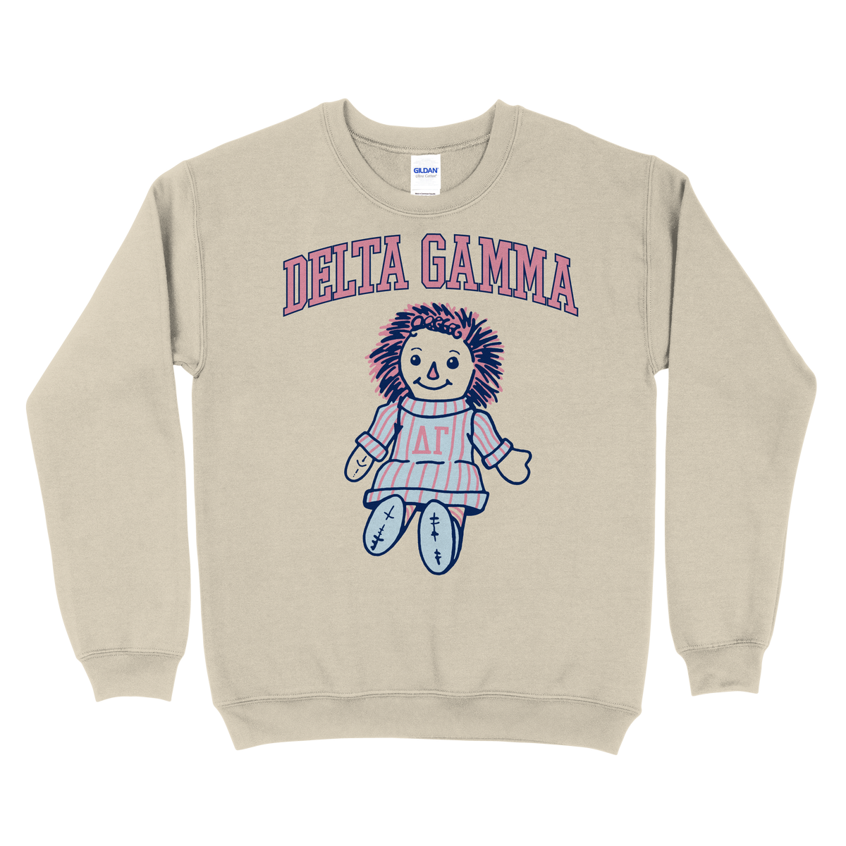 B-Unlimited Greek - Mascot PR (DG) (EOYFALL23) - Gildan - 18000 - Sweatshirt - Sand