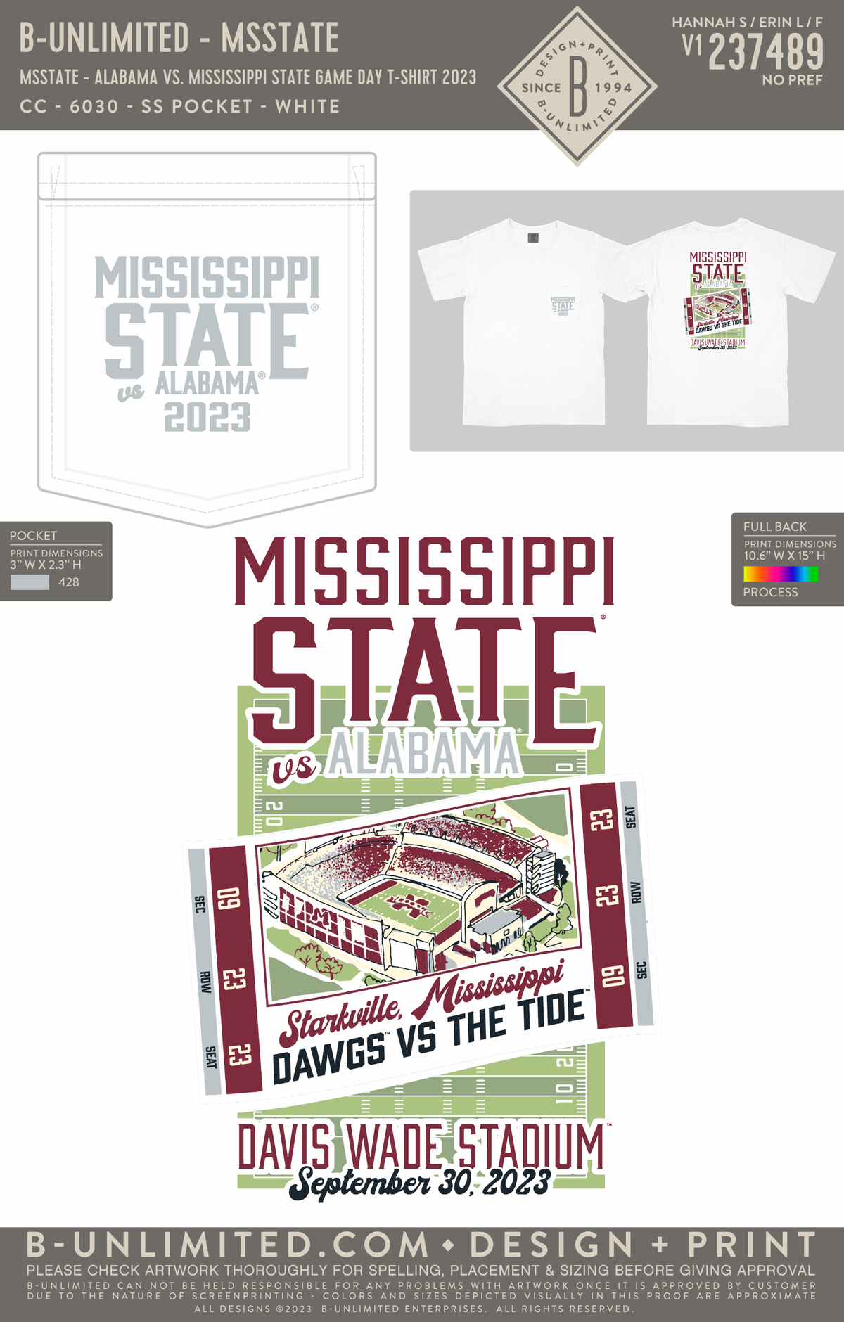 B-Unlimited Game Day - Alabama vs. Mississippi State Game Day 2023 