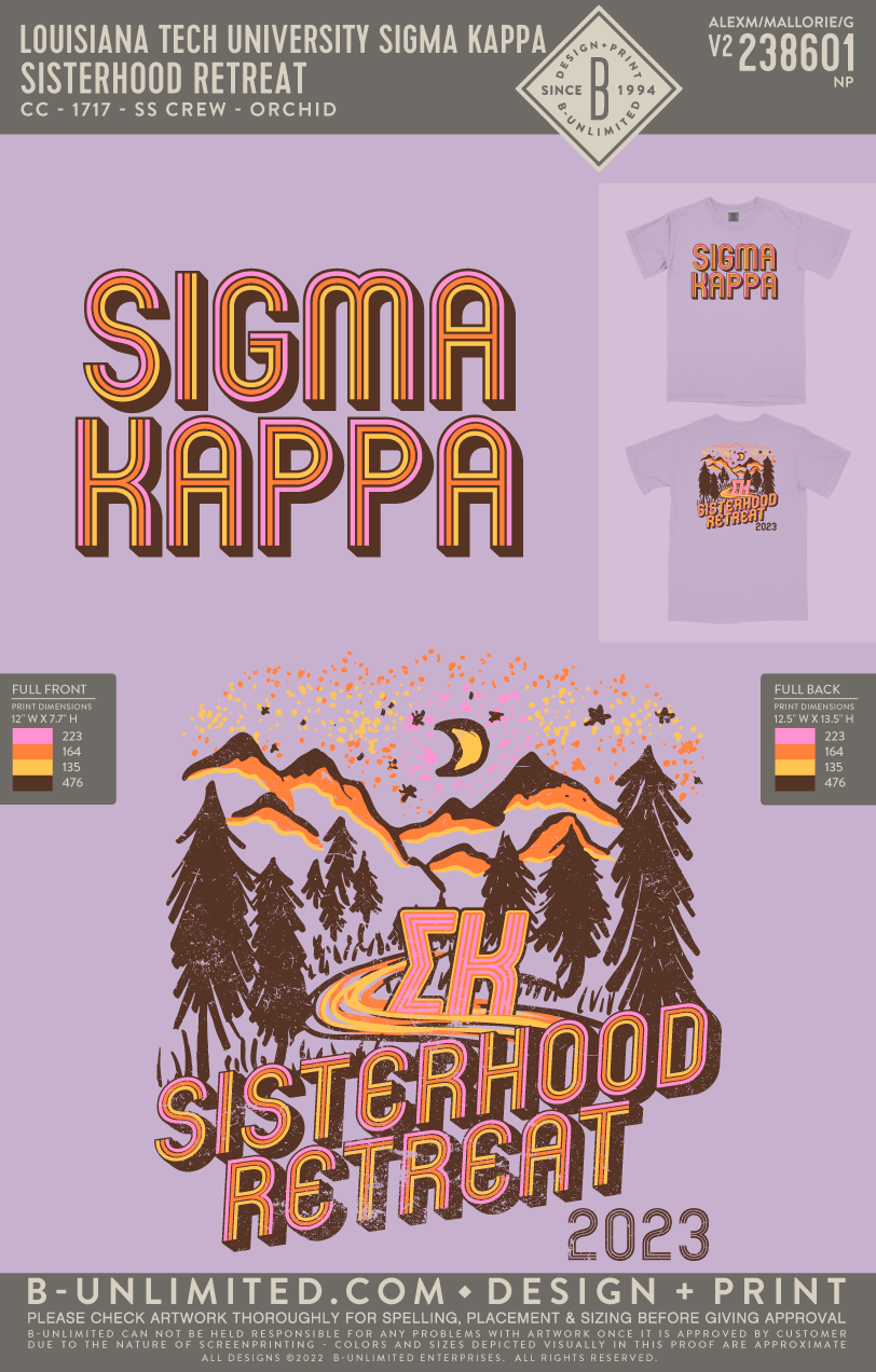 Louisiana Tech University Sigma Kappa - Sisterhood Retreat - CC - 1717 - SS Crew - Orchid
