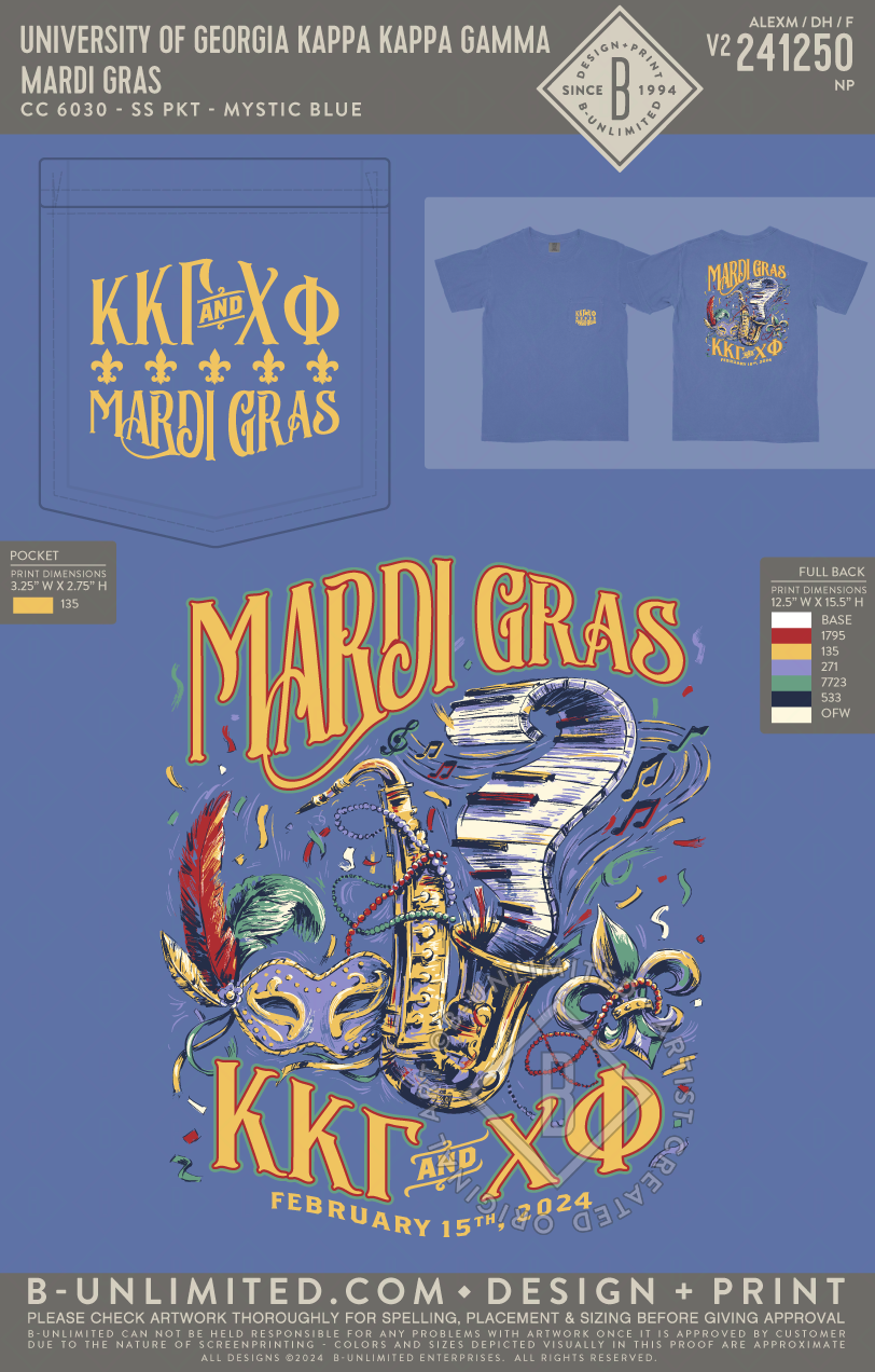 uga mardi gras beads