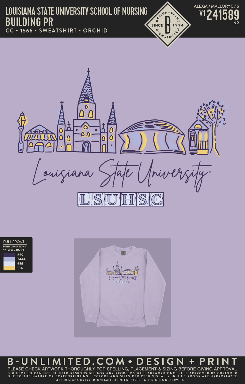 Louisiana State University School of Nursing – B-Unlimited Custom ...